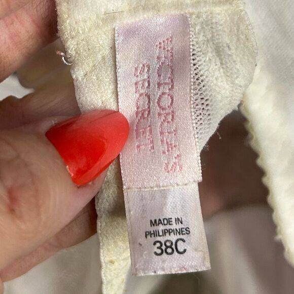5 for $25🔥Victoria's Secret Off White Wired Bra 38C - Picture 4 of 7
